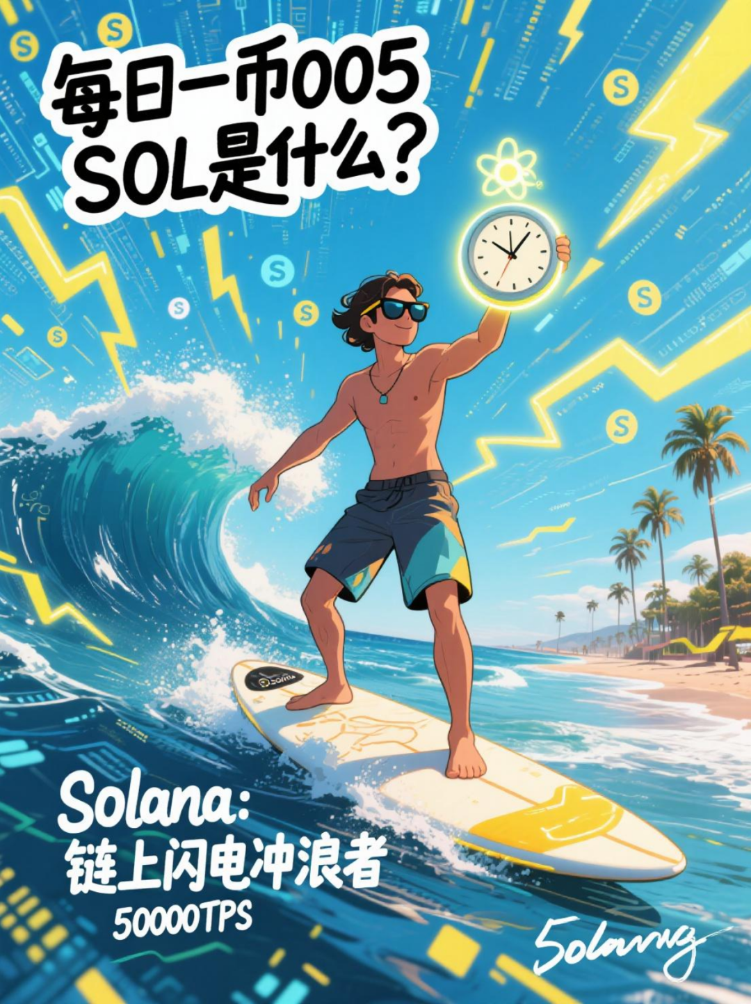 每日一币005｜SOL是什么？✨区块链界的”闪电侠” Solana
