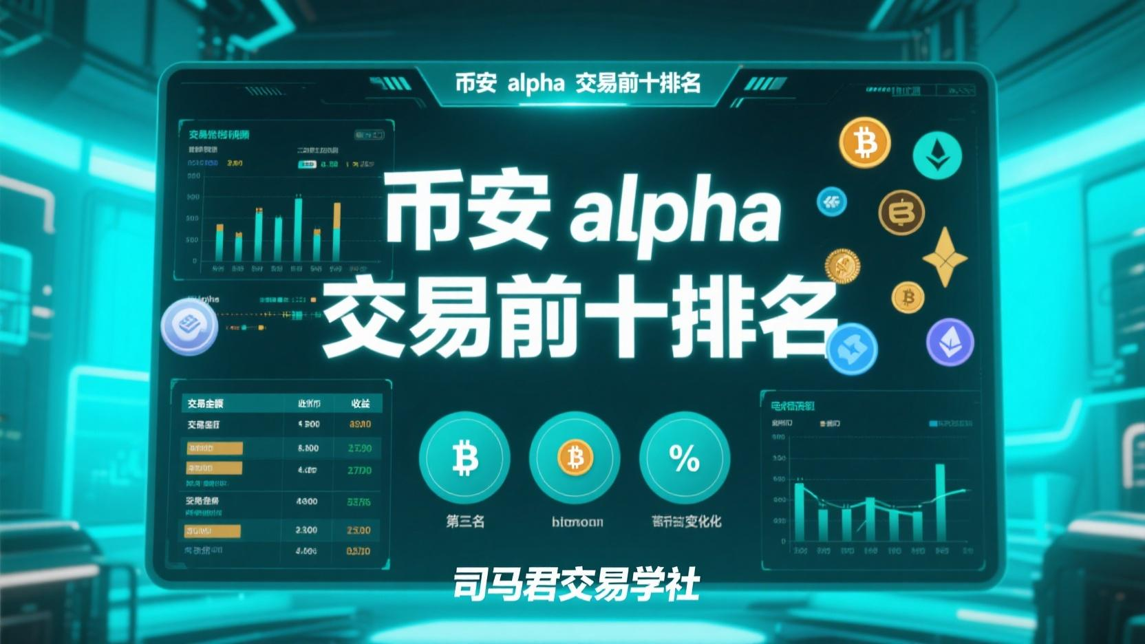 分享binance alpha 交易量，市值，持币地址的图！