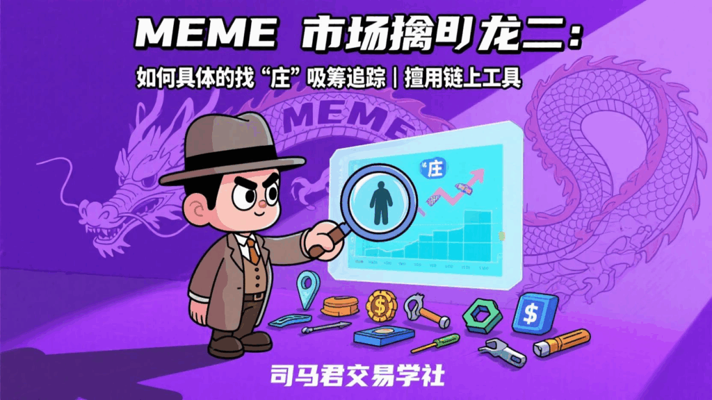 MEME市场擒龙二：如何具体的找“庄”吸筹追踪 | 擅用链上工具