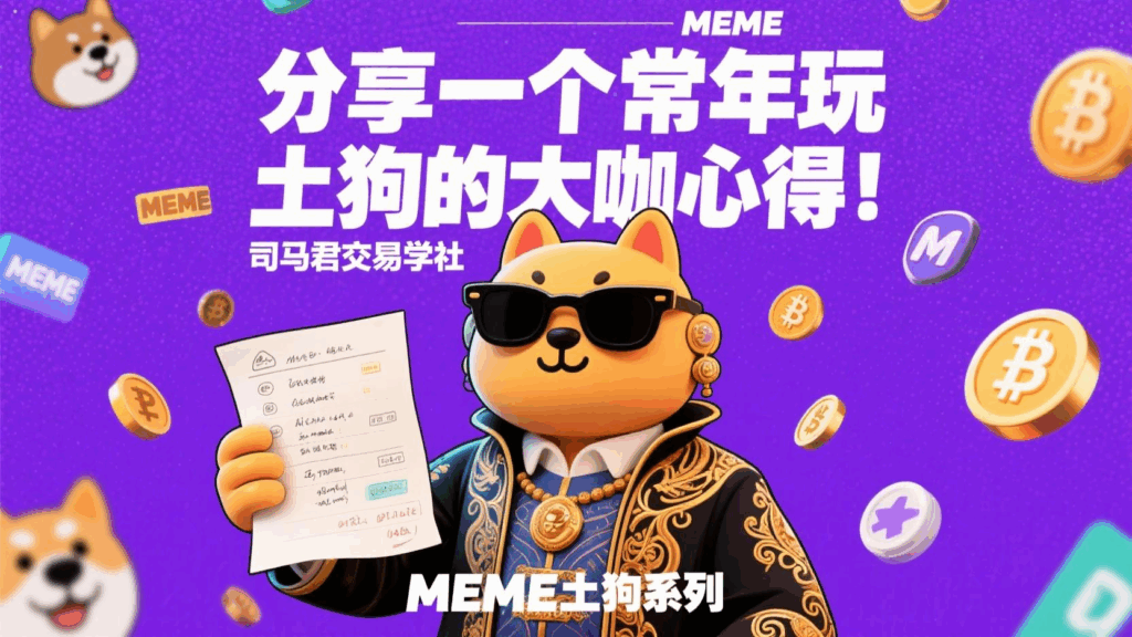 分享一个常年玩MEME土狗的大咖心得！