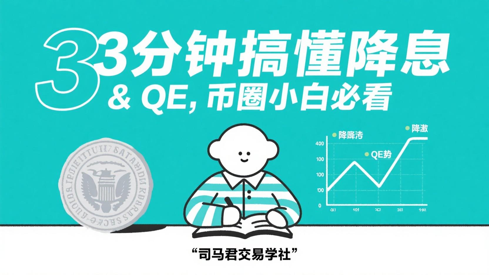3分钟搞懂降息&QE，币圈小白必看