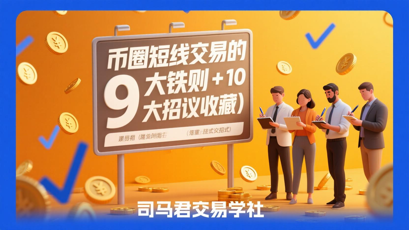币圈短线交易的9大铁则+10大招式（建议收藏）