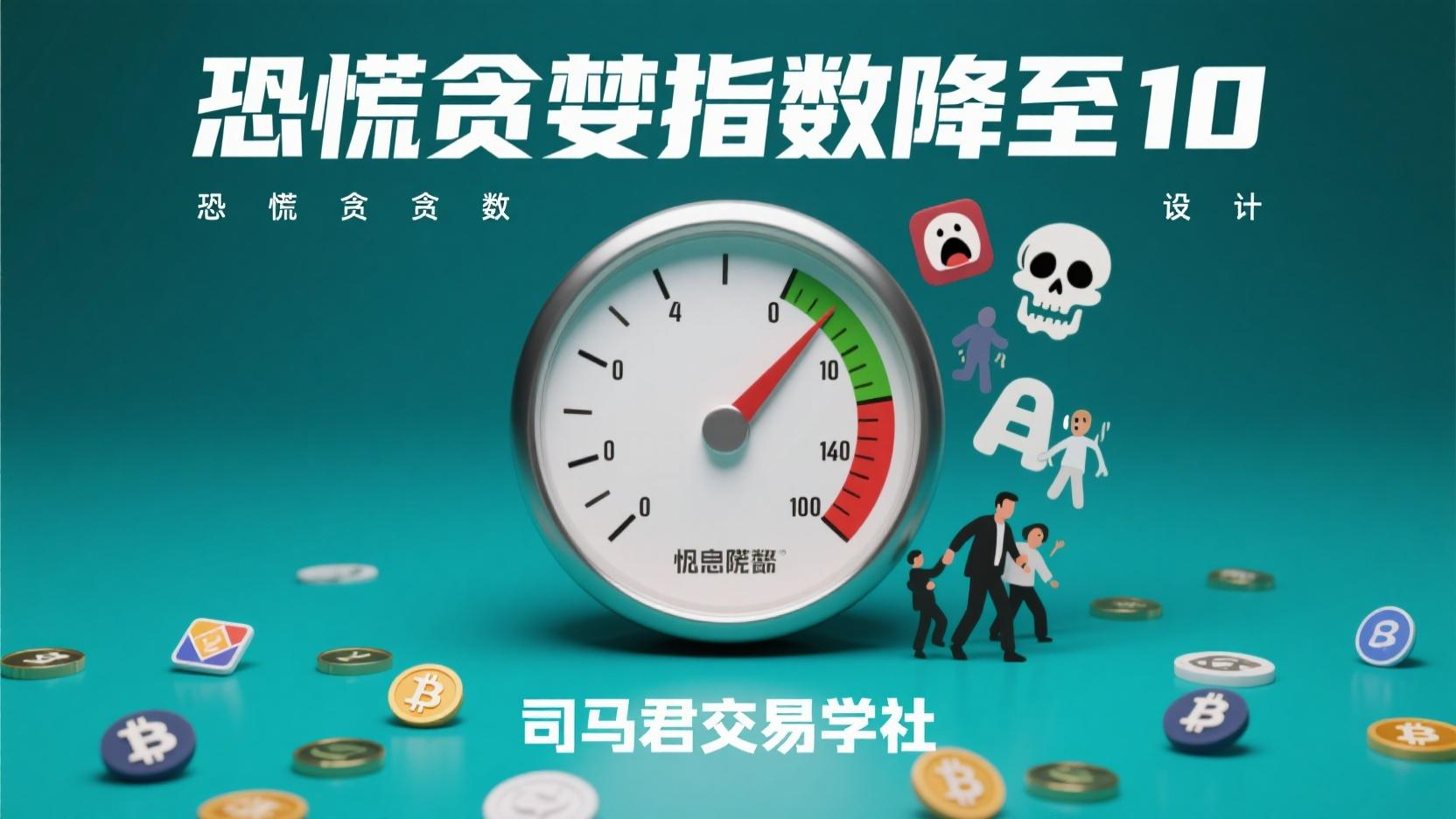 恐慌贪婪指数降至10