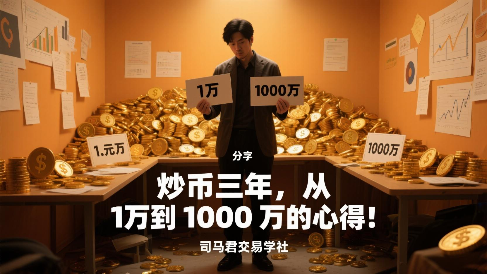 炒币三年，从1万到1000万的心得！