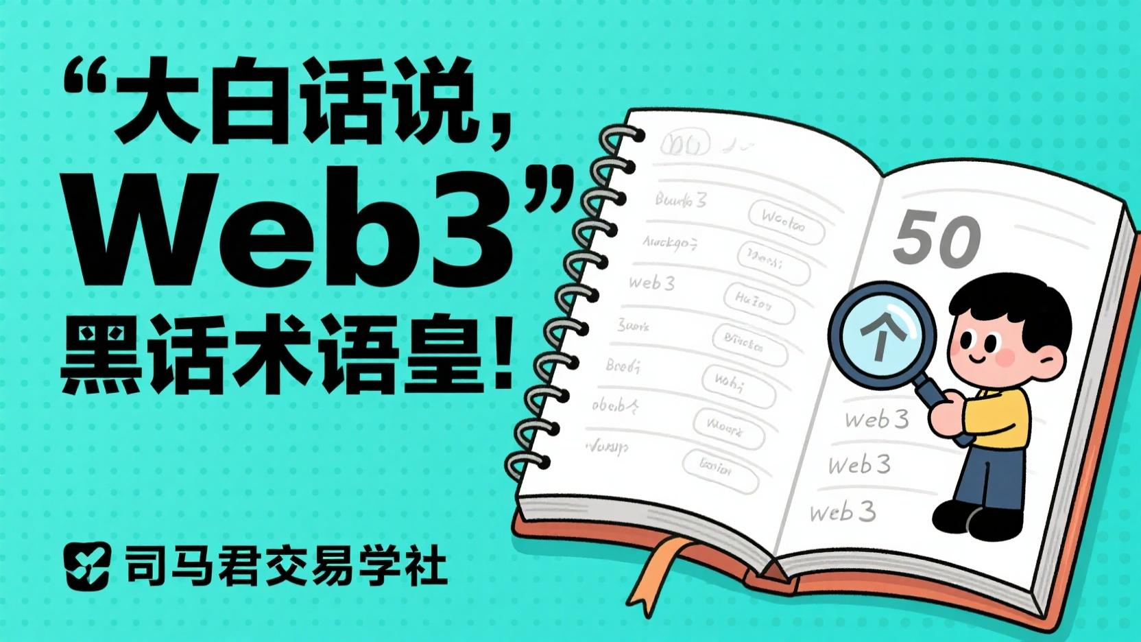 大白话说，50个Web3黑话术语❗