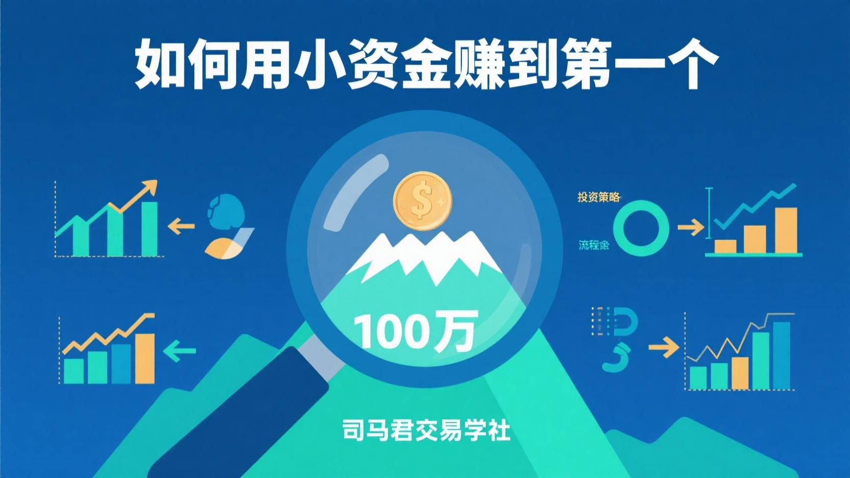 如何用小资金赚到第一个100万