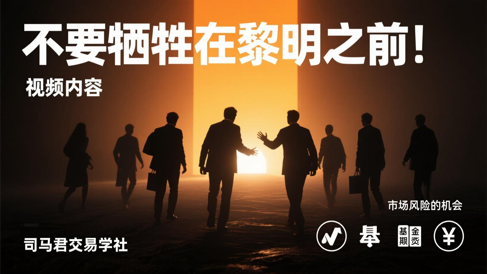 不要牺牲在黎明之前！