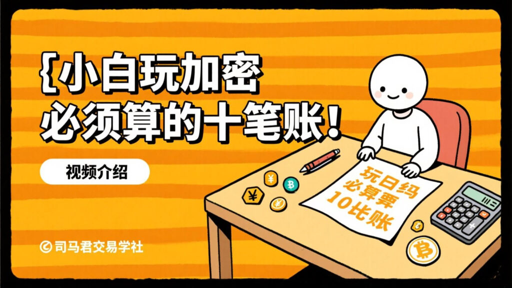 小白玩加密必须算的十笔账！