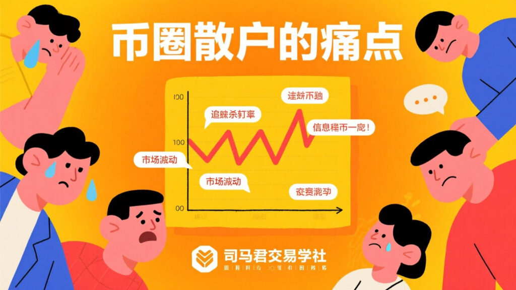 一图说清币圈散户的痛点‼️