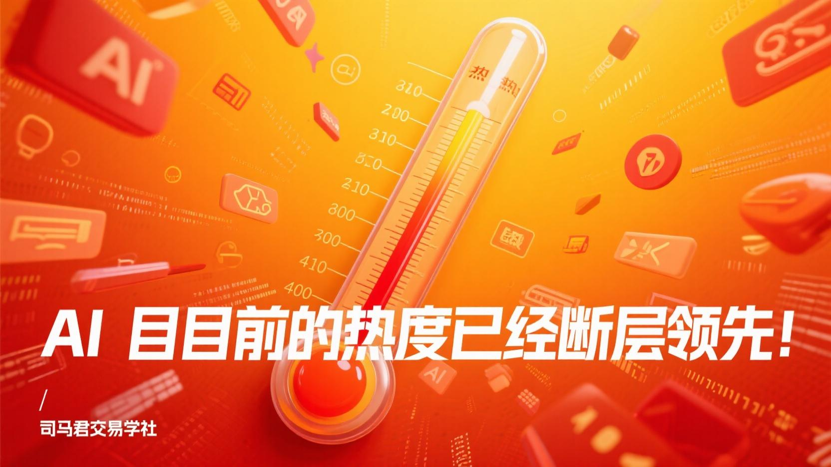 AI目前的热度已经断层领先！