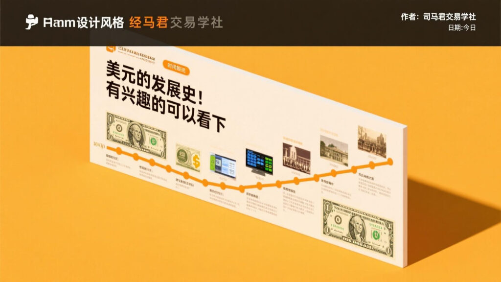 美元的发展史！有兴趣的可以看下