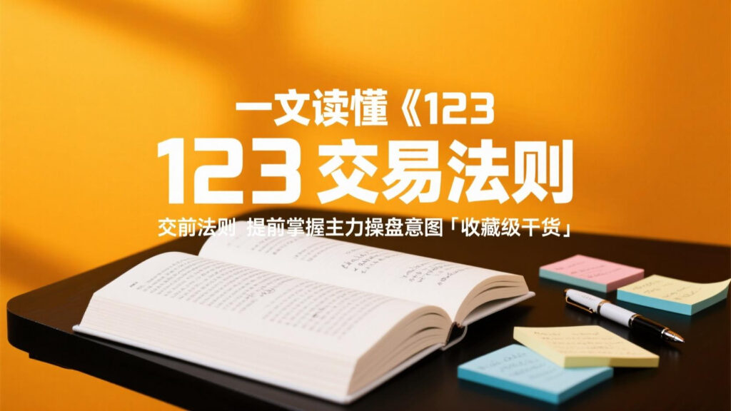 一文读懂《123交易法则》提前掌握主力操盘意图「收藏级干货」