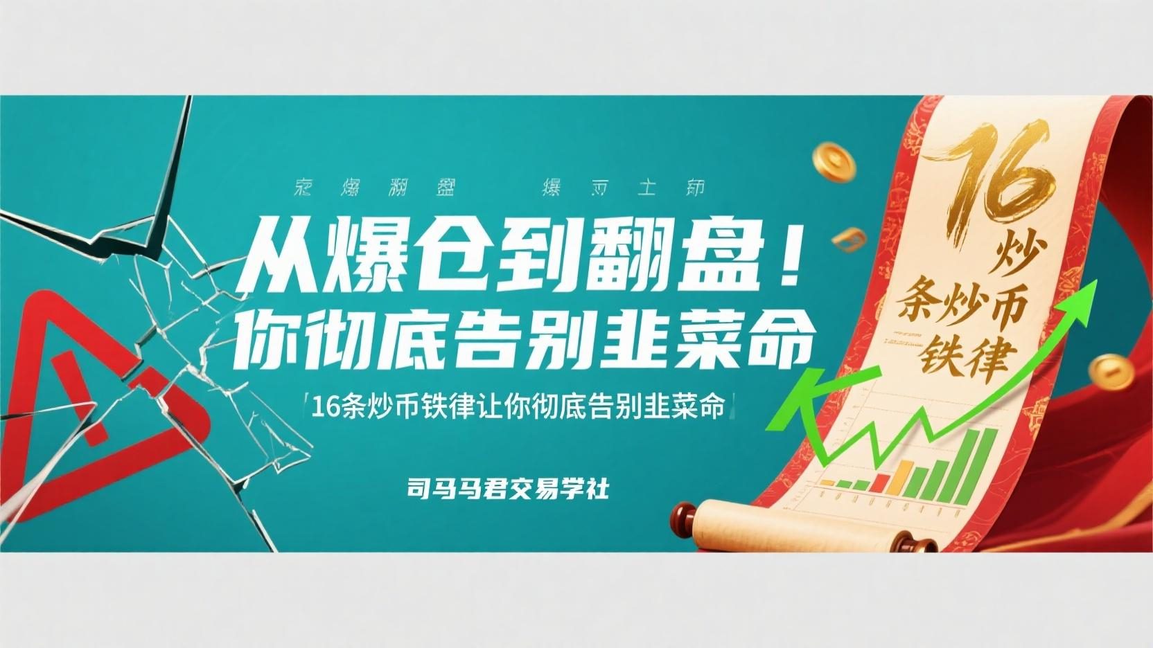 从爆仓到翻盘！16条炒币铁律让你彻底告别韭菜命