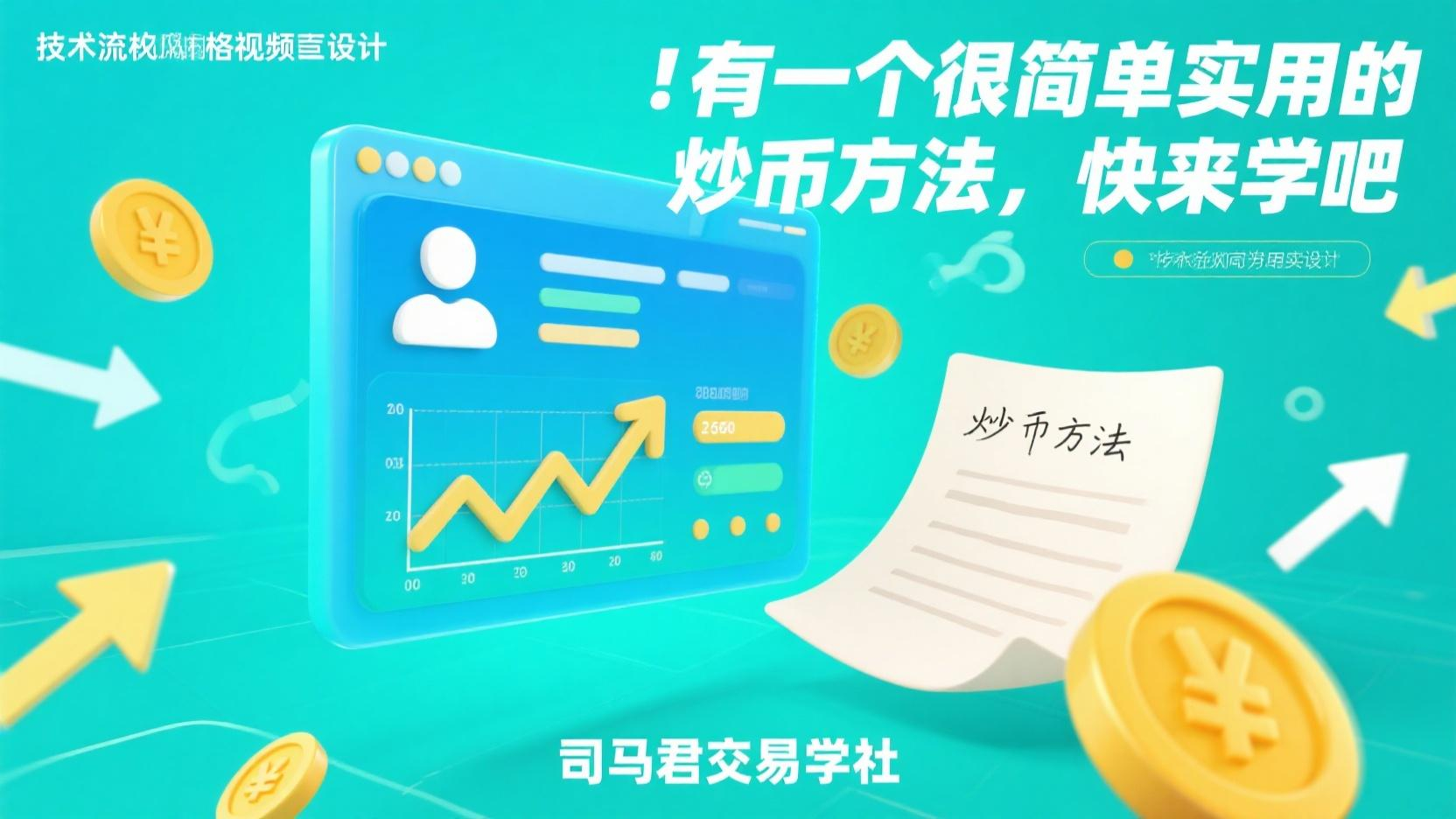 有一个很简单实用的炒币方法，快来学吧
