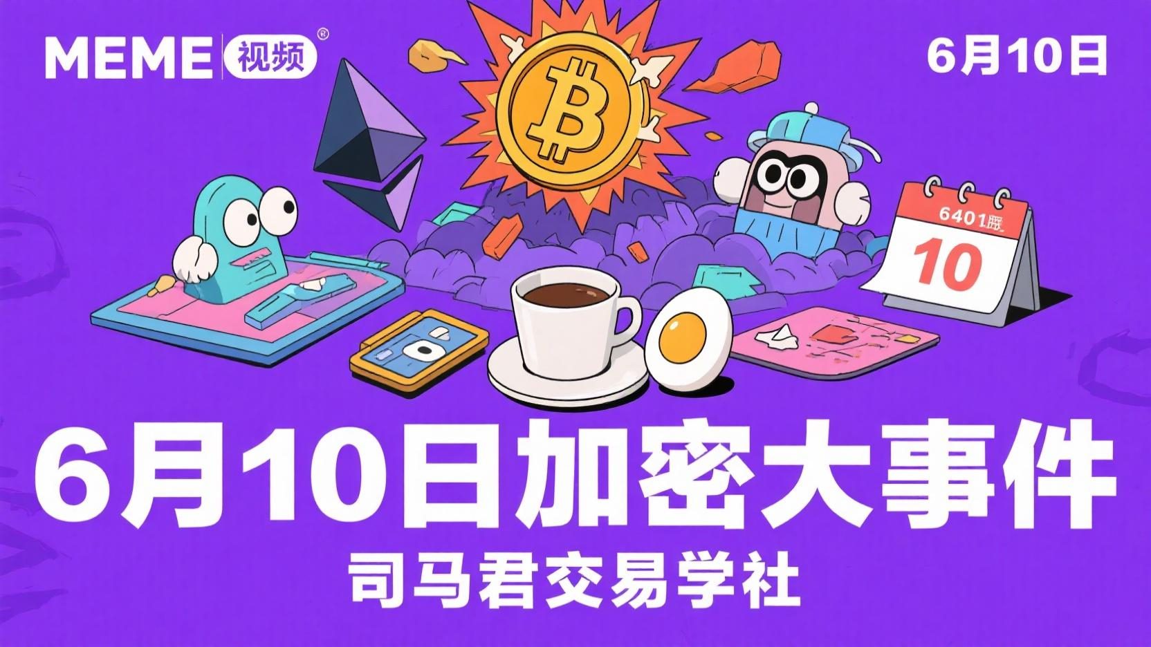 6月10日【BTC行情分析】+ 今日加密快讯合集????????
