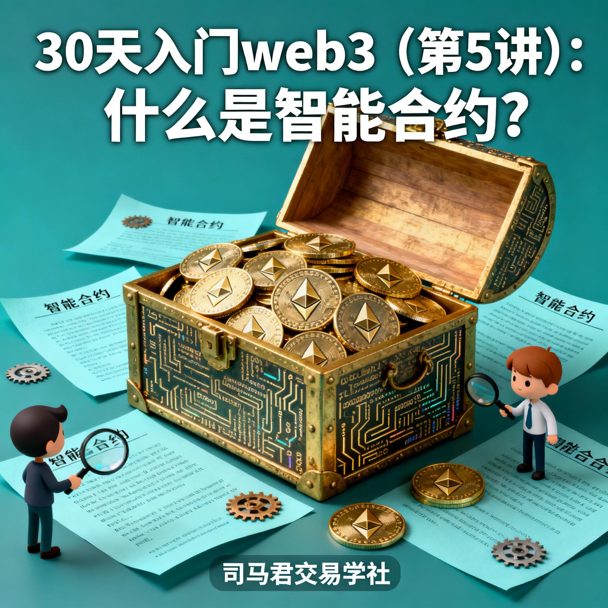30天入门web3（第5讲）：什么是智能合约？