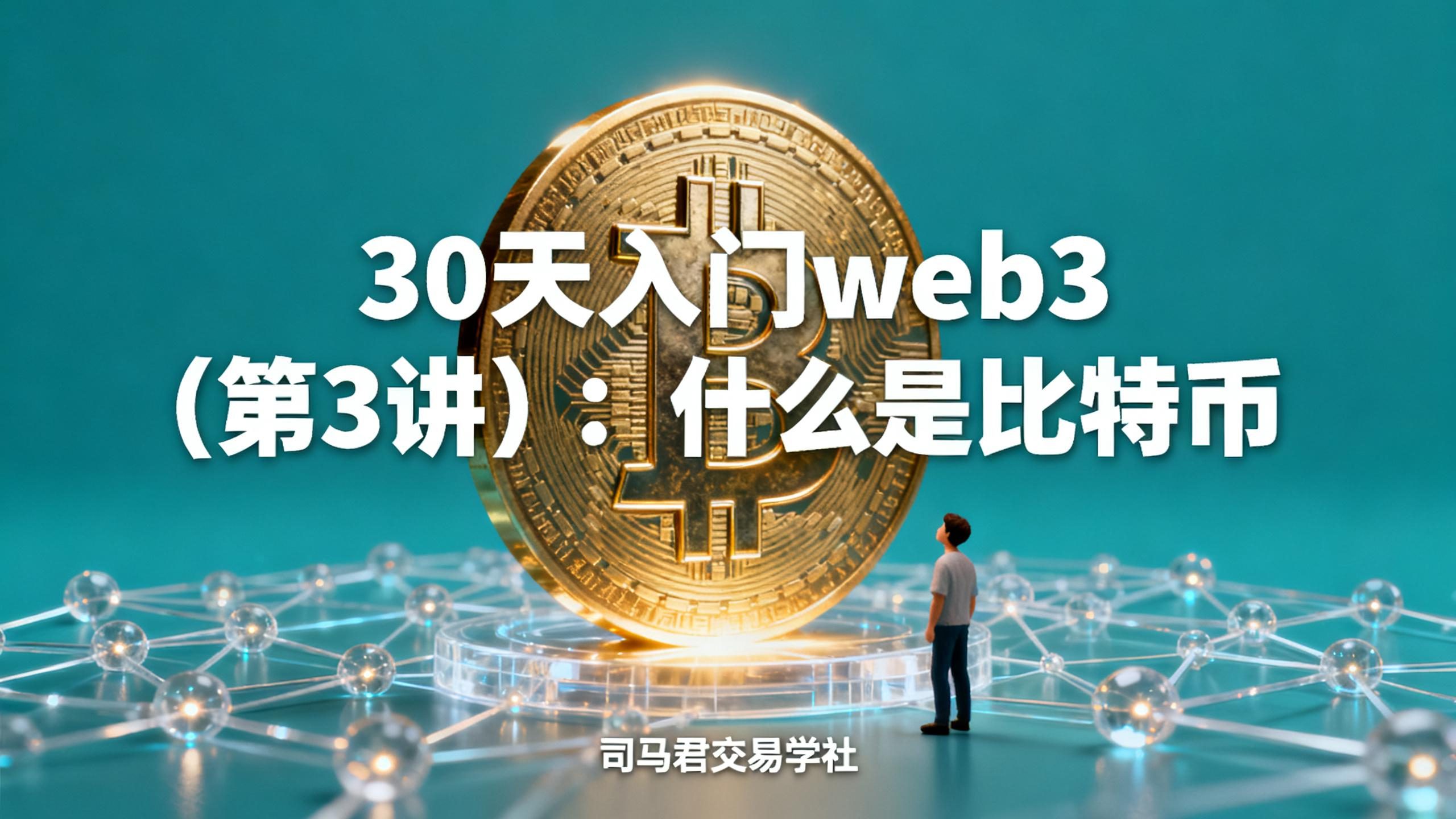 30天入门web3（第3讲）：什么是比特币